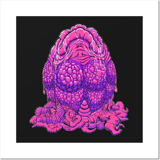 Alien egg in purple Wall Art by Curryman